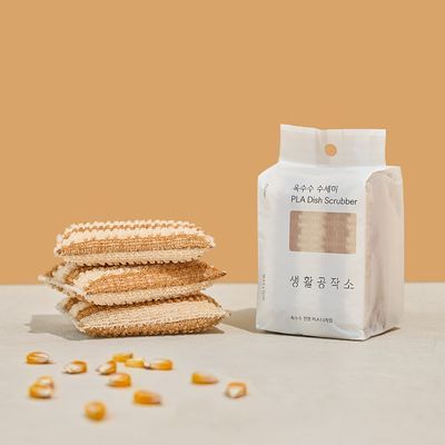 생활공작소 옥수수 수세미 3입 2개