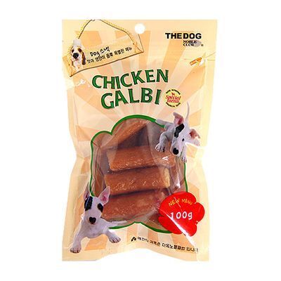더독 치킨 갈비 스낵 100g