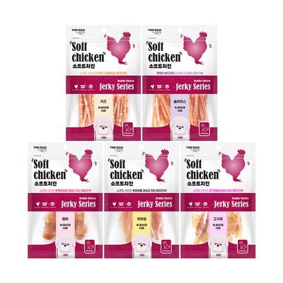더독 NEW 소프트 치킨 100g 5종