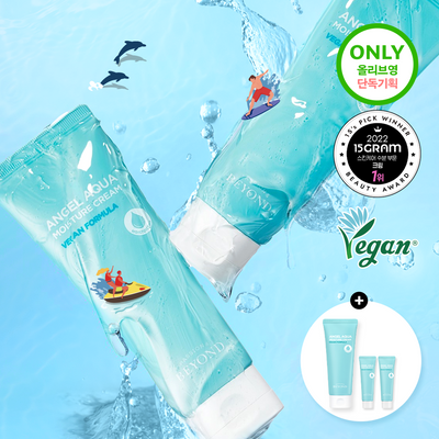 [대용량기획/1등수분크림]비욘드 엔젤아쿠아 수분진정 크림 150ml 기획 (+150ml+30ml*2ea)