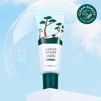 [NEW/한겹밀착] 라운드랩 소나무 진정 시카 선크림 40ml