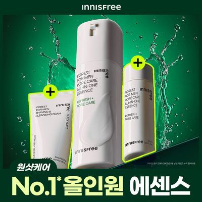 [올인원] 이니스프리 포레스트포맨 올인원 에센스 100ml 기획(+에센스 25ml+폼30g)