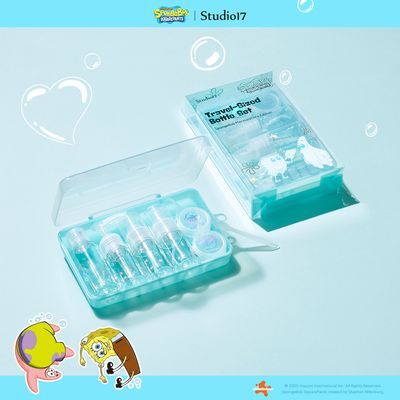 [한정기획/스폰지밥에디션] 스튜디오17 여행용 공병 세트 스폰지밥 머메이드 코어 에디션