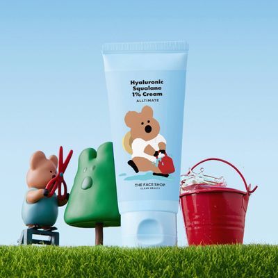 [다이노탱 에디션][대용량] 더페이스샵 올티밋 히알루로닉 스쿠알란 1% 크림 90ml