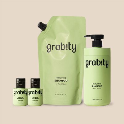 [카이스트특허기술] 그래비티 헤어리프팅 샴푸 엑스트라스트롱 475ml+475ml 리필 기획(+30ml 2개 증정)