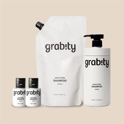 [카이스트특허기술] 그래비티 헤어리프팅 샴푸 스트롱 475ml+475ml 리필 기획(+30ml 2개 증정)