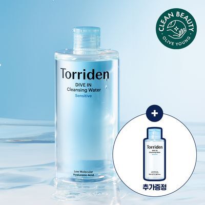 [NEW] 토리든 다이브인 저분자 히알루론산 클렌징워터 400ml 기획 (+100ml)