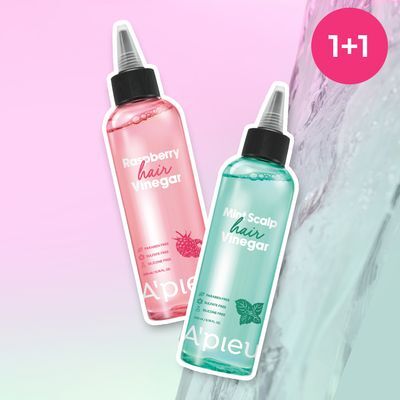 [1+1] 어퓨 헤어식초 200ml 단품(라즈베리/민트스칼프)