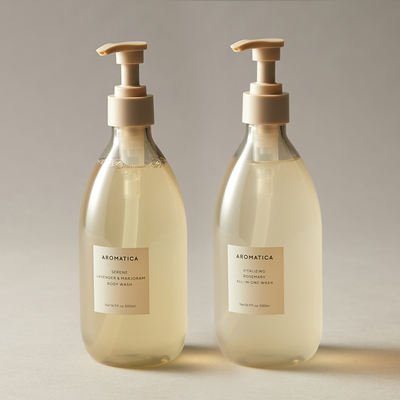 [NEW/대용량] 아로마티카 바디워시 500ml 2종 중 택 1 (서렌/로즈마리 올인원)
