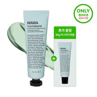 [불소 포함] 로로벨 와와 치약 100g 기획 (+30g)