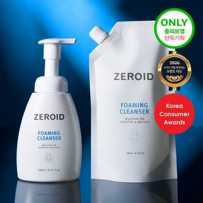 제로이드 포밍 클렌저 240ml 기획(+ 리필 240ml)