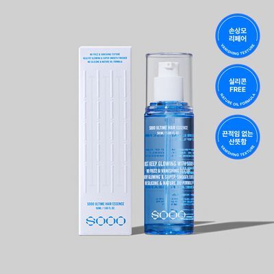 [무실리콘/극손상모 케어] SOOO 얼팀 헤어 에센스 50ml (고보습 립밤 성분 추출)