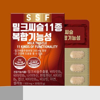 순수식품 밀크씨슬 11종복합기능성 30정 (1개월분)
