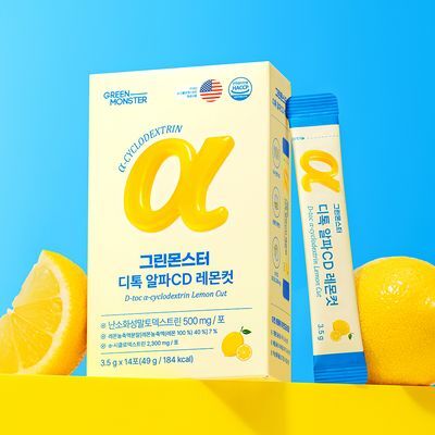 [NEW] 그린몬스터 디톡 알파CD 레몬컷 14포 (14일분)