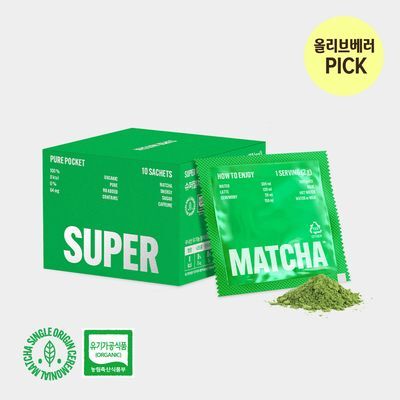 슈퍼말차 퓨어 포켓 10개입 (20g)