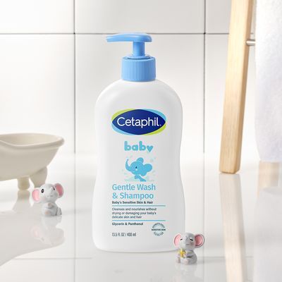 [0세사용가능/출산선물] 세타필 베이비 젠틀 워시 앤 샴푸 400ml
