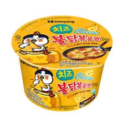 삼양 큰컵 치즈 불닭볶음면 105g