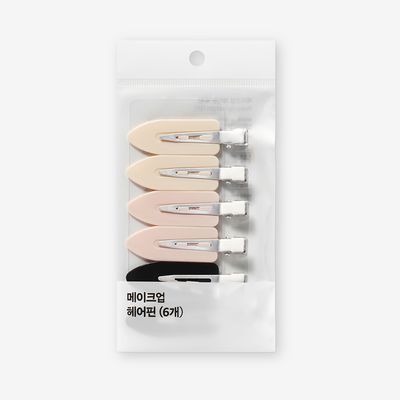올리브영 메이크업헤어핀 6개