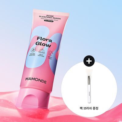 [화잘먹 말랑광] 마몽드 로즈 PHA 슬리핑 마스크 80ml 기획 (+팩브러쉬)