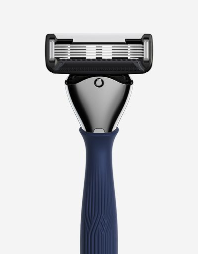 와이즐리 5중날 PRO 면도기 (미드나이트 네이비)