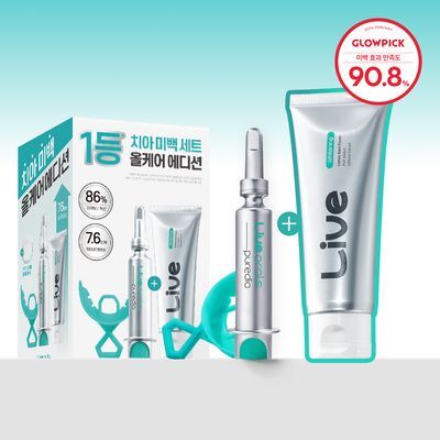 라이브오랄스 퓨어다이아 치아미백제 2주분 기획 (+미백치약 80g)