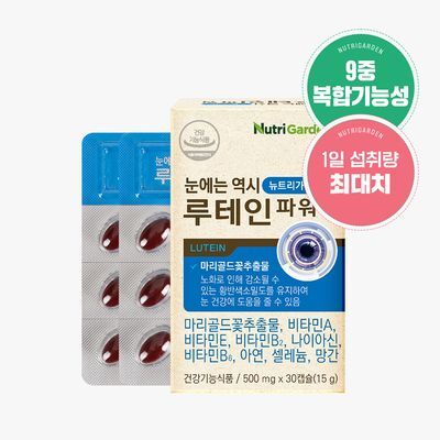 뉴트리가든 눈에는 역시 루테인 파워 30캡슐 (1개월분)