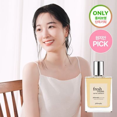 [원지안PICK] 필로소피 프레쉬크림 웜캐시미어 EDT (15ml/60ml/60ml파우치기획)