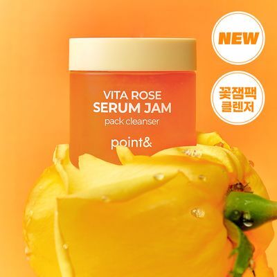 [NEW] 포인트앤 비타 로즈 세럼잼 팩클렌저 100g