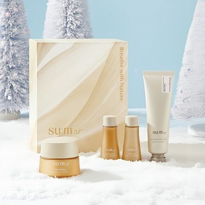 [NEW] 숨37 타임에너지 모이스트 배리어 크림 80ml 기획 (+토너20ml, 에멀전20ml, 핸드크림70ml)