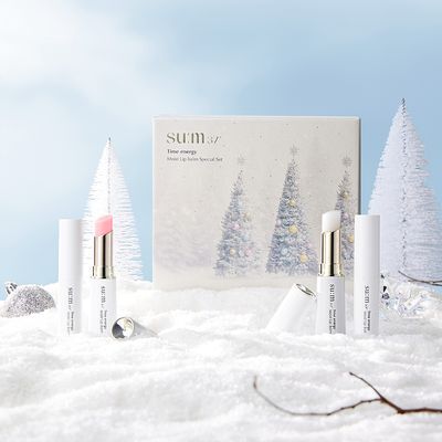 [NEW] 숨37 홀리데이 에디션 타임에너지 모이스트 립밤 16g 듀오 기획(+미니립밤 모이스트10g, 핑크10g)