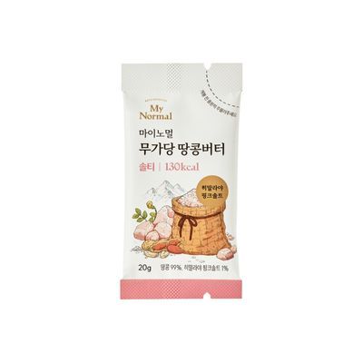 마이노멀 무가당 땅콩버터 스틱 솔티