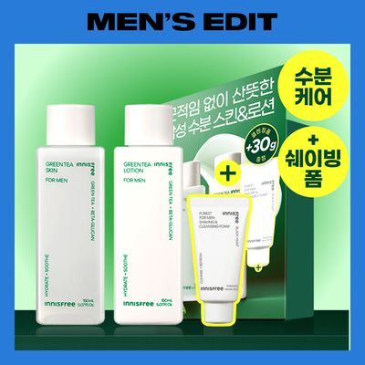 이니스프리 그린티 스킨&로션 포맨 2종 세트