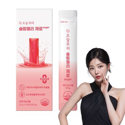 오늘부터 슬림젤리 제로sugar 석류맛 10포 (10일분)