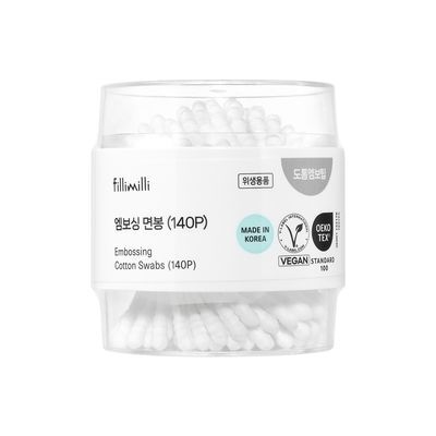 필리밀리 엠보싱면봉 140개