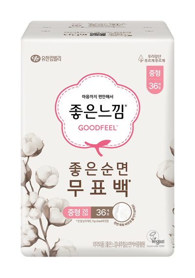 좋은느낌 좋은순면 무표백 2종 (중형/대형) 택1