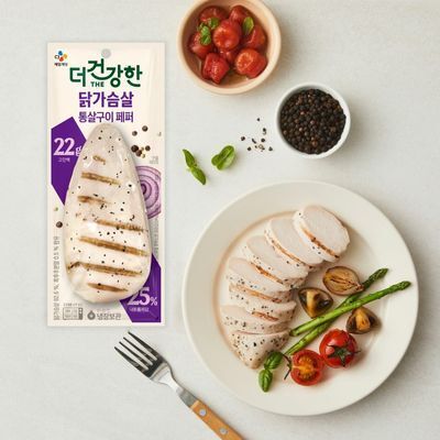더건강한 닭가슴살 통살 페퍼 100G