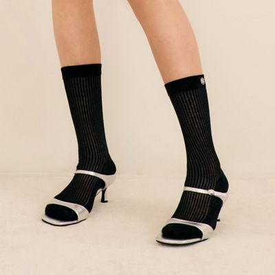 마른파이브 넉넉 시스루 립 앵클 삭스 & 니삭스 4colors (숏/롱)