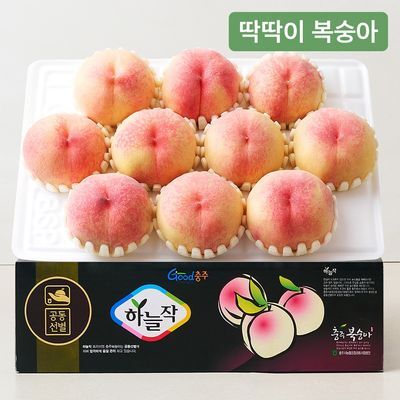 [온브릭스] 충주 대표 복숭아, 하늘작 딱딱이 복숭아