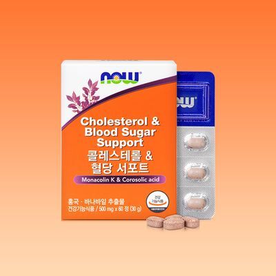 나우푸드 콜레스테롤 & 혈당 서포트 60정 (2개월분)