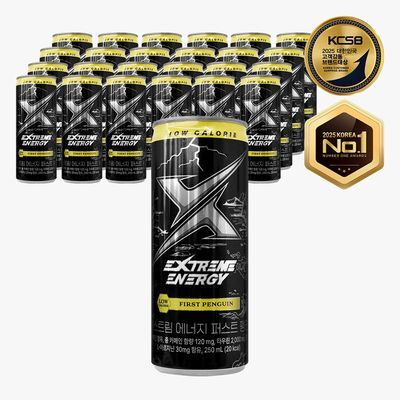 익스트림 에너지 퍼스트 펭귄 250ml 24캔 (24일분)