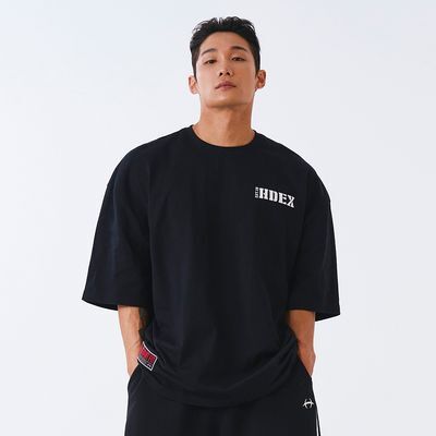 HDEX 코어 스몰 로고 자이언트핏 숏 슬리브 (4colors)