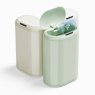 무아스 밀크캔디 자동 센서 휴지통 17L 인테리어 쓰레기통
