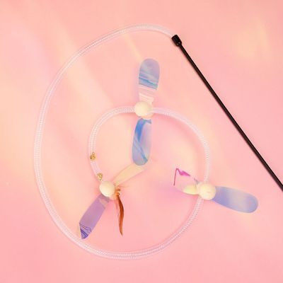 펫프렌즈 사냥의정석 카샤카샤 방울비단뱀 낚시대 고양이 장난감 (온)