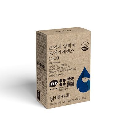 담백하루 초임계 알티지 오메가 에센스 1000 30정 (1개월분)