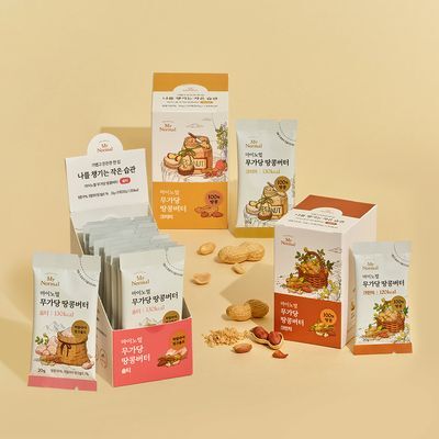 마이노멀 무가당 땅콩버터 스틱 20g x 10개입 3종 택1 (솔티, 크런치, 크리미)