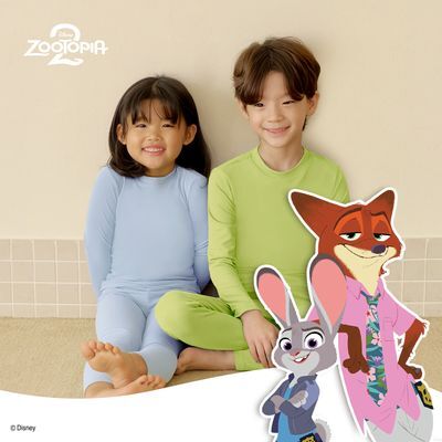 [주토피아2 에디션] 마른파이브 히트터치 키즈 유아 아동 내의 세트 (S~XL)