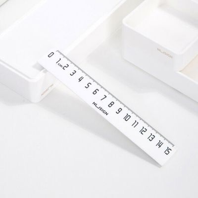 누사인 심플 15cm 눈금 문구 자