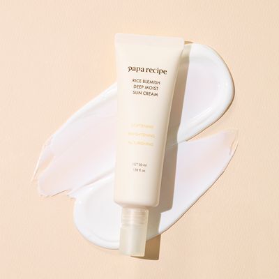 [비건 쌀 PDRN] 파파레서피 라이스 블레미쉬 딥 모이스트 선 크림 50ml