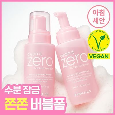[수분버블/약산성] 바닐라코 클린잇제로 버블 클렌저 300ml