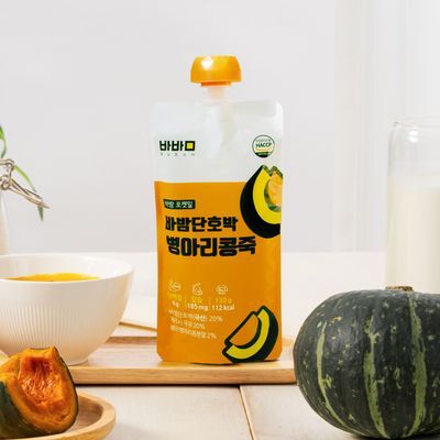 바밤 포켓밀 130g 바밤단호박 병아리콩죽